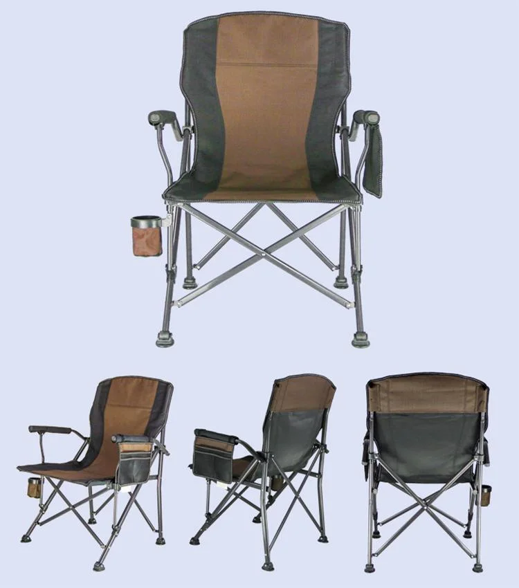 Het zitten en het Liggen Stof van de Staalpijp 600d de Draagbare en Stowable-Metaal Nul Ernst Vouwen die Vouwend Stoelen kamperen