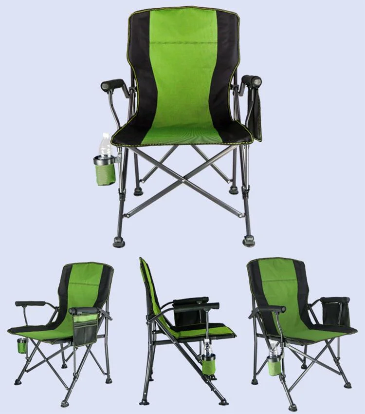 Het zitten en het Liggen Stof van de Staalpijp 600d de Draagbare en Stowable-Metaal Nul Ernst Vouwen die Vouwend Stoelen kamperen