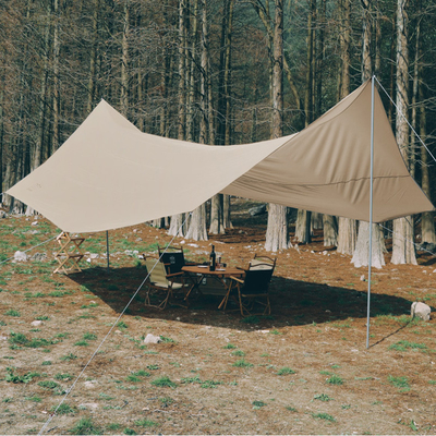Knal omhoog het Kamperen Zon die 210T-van het de Pijpstrand van het Polyesterijzer de Tent van de de Zonschuilplaats afbaarden