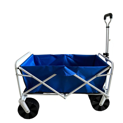 Wagen van de het Karretje Opvouwbare Zitkamer van de polyester de Stevige Vierwielige Vouwbare Tuin