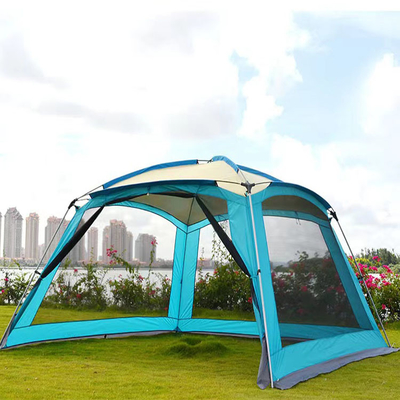 Ce-Openlucht de Sporttent 3000mm van Polyesteroxford 6 Waterdichte Persoons Automatische Tent