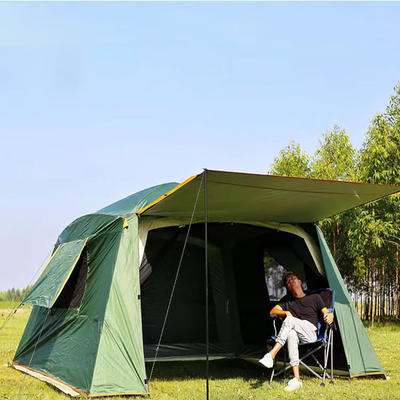 Ce-Openlucht de Sporttent 3000mm van Polyesteroxford 6 Waterdichte Persoons Automatische Tent
