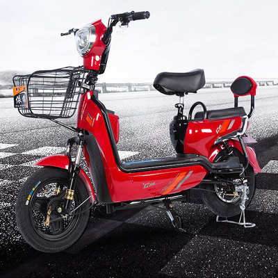 Van de het Lood Zure Batterij van het staalkader Koele Dwars Elektrische de Motorfiets350w Brushless Macht