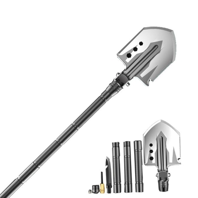 Aluminiumlegering het Multifunctionele het Kamperen Type van Schop Rechte Handvat