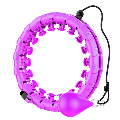 ABS 24 knoopt Hoepel van Geschiktheids de Slimme Hula, 24 Sectie Gewogen Hula-Hoepel 1.3kg