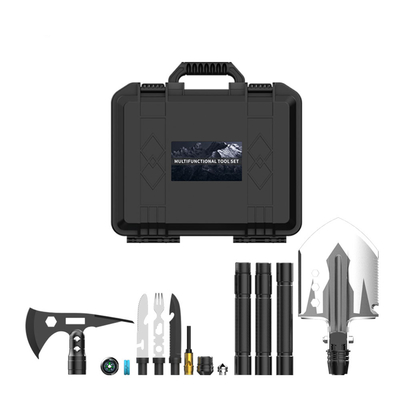 Openlucht Essentiële het Aluminiumlegering van Kit High Carbon Stainless Steel van de Hulpmiddeloverleving
