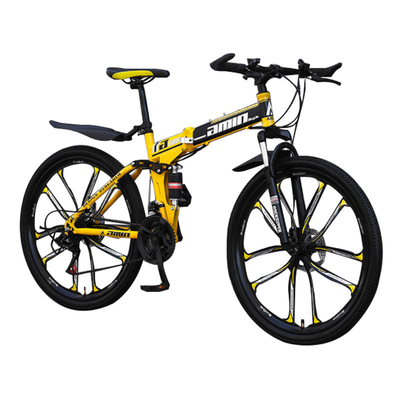 OEM Vouwbare Bergfiets 26 Duim, Fiets van de het Koolstofstaalberg van 120kg de Hoge