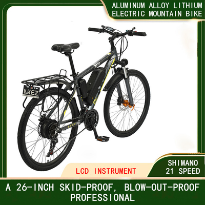 De zachte van de het Lithiumbatterij van het Staartkader 30-50Km/H 40Km/H Elektrische Fiets met Geleide Vertoning