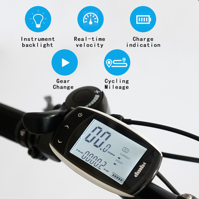De zachte van de het Lithiumbatterij van het Staartkader 30-50Km/H 40Km/H Elektrische Fiets met Geleide Vertoning