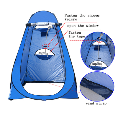 De Polyester190t Draagbare Openlucht Veranderende Tent van het windbewijs