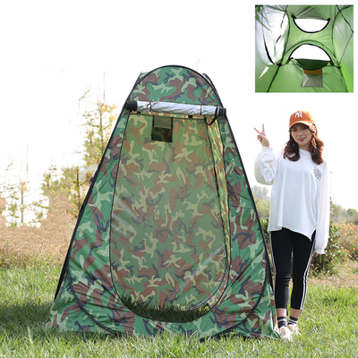 Duik de Openlucht van de de Tent Waterdichte Zon van het Douchebad van het de Beschermingsstaal Polyester 190T op