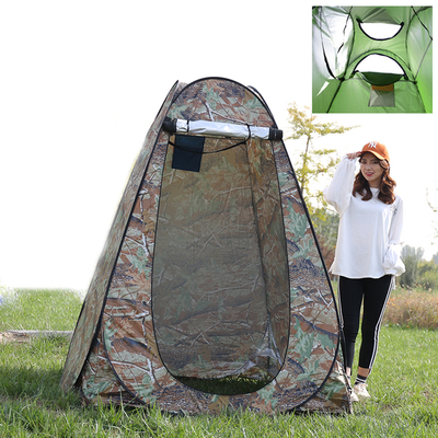 Duik de Openlucht van de de Tent Waterdichte Zon van het Douchebad van het de Beschermingsstaal Polyester 190T op