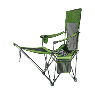 Het zitten en het Liggen Metaal die van de Stoffen het Draagbare Stowable van de Staalpijp 600D Vouwend Stoelen kamperen