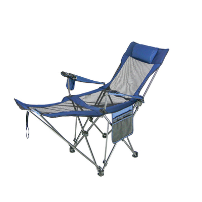 Het goede Lading Dragen Draagbaar en van Stowable 600D Stoffen Lange Openlucht Vouwende Stoel met Carry Bag