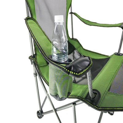 Het goede Lading Dragen Draagbaar en van Stowable 600D Stoffen Lange Openlucht Vouwende Stoel met Carry Bag