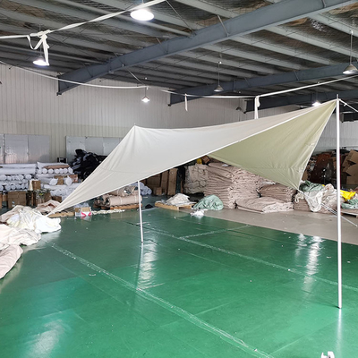Knal omhoog het Kamperen Zon die 210T-van het de Pijpstrand van het Polyesterijzer de Tent van de de Zonschuilplaats afbaarden