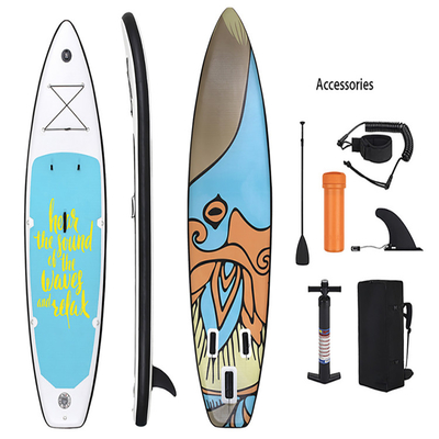 Opblaasbare Douanensp het Reksurfplank van de Surfplankopslag met Antislipeva foot pads