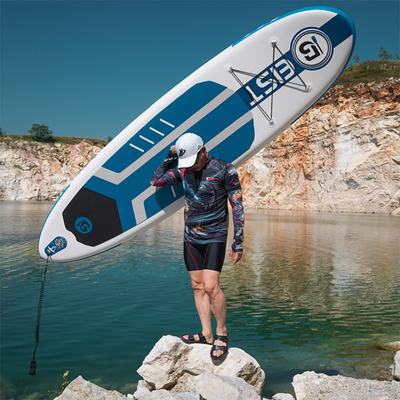 Surfplank van de Tribune de omhoog Opblaasbare Jet Surfboard Bag Travel Fins van de douanegrootte